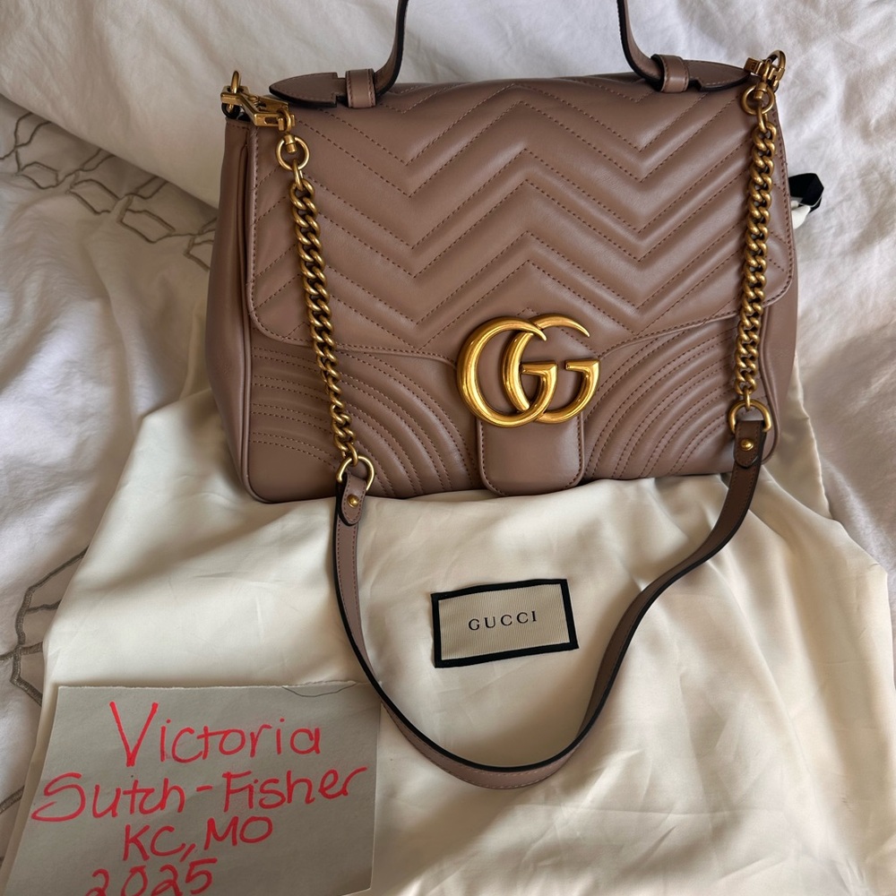 Gucci Marmont top handle bag